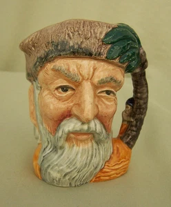 Royal Doulton D6539 Robinson Crusoe Toby Jug Small 4" England - Picture 1 of 9
