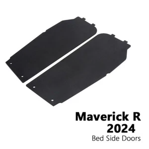 UTV Bed Side Door Compartment Cover Black Side Panel For Can-Am Maverick R 2024 - Picture 1 of 7