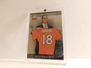 Peyton Manning trading card plated - Picture 1 of 2