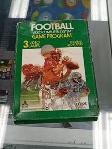Football (Atari 2600, 1978) Box, Cartridge, And Insert - Picture 1 of 12