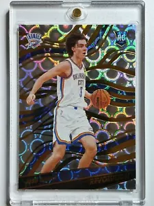 2021 Panini Revolution Josh Giddey Rookie #111 GROOVE HOLO RC - Ready to Grade - Picture 1 of 3