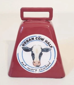 Urban Cow Half Marathon Eat More Chicken Metal Cow Bell - Picture 1 of 5