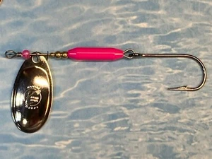 Spinners de fundición Savage Strike - ""Heavy Metal"" cabeza de acero y salmón - talla 5 - Imagen 1 de 3
