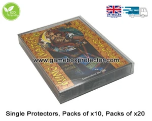Commodore 64 "Double Cassette" (PAL) Game Box Protector Display Cases - Picture 1 of 9