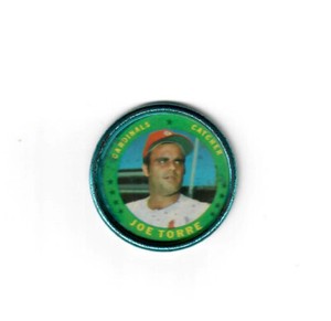 JOE TORRE 1971 TOPPS METALLIC COIN #11 $20.00 SAINT LOUIS CARDINALS YANKEES