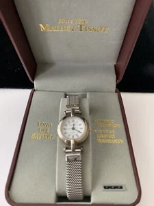 Vintage Mathey Tissot Silvertone Ladies Watch in Box - Picture 1 of 6