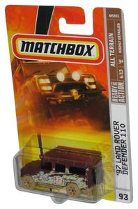 Matchbox Tutti Terreno 6/13 (2007) Marrone '97 Land Rover Defender 110 Auto #93 - Foto 1 di 1