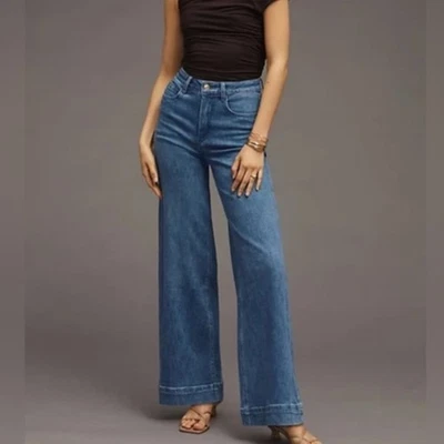Maeve by Anthropologie The Jada High Rise Wide Leg Denim Jeans 29 - Image 1 of 4