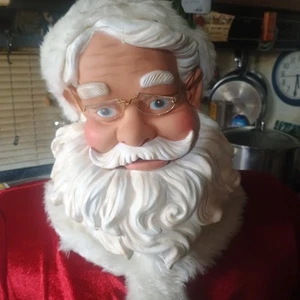 Gemmy Santa Claus Animated 5 Foot Life Size Christmas Dancing Singing READ - Picture 1 of 5