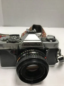 ! Minolta XG-1 Camera w/ MD Rokkor-X 45mm 1:2 Auto 2x Tele Converter M/MD Lens ! - Picture 1 of 8