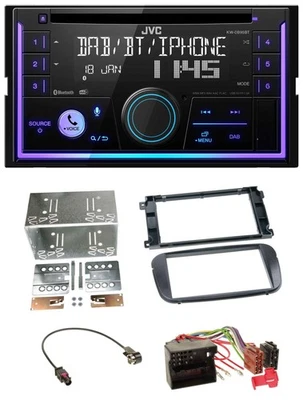 JVC MP3 USB 2DIN DAB Bluetooth CD Autoradio für Ford S-Max Mondeo ab 2007 Profi - Bild 1 von 4