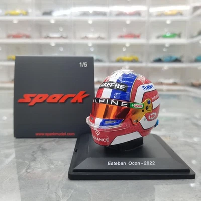 Spark 1:5 2022 Alpine F1 Team Esteban Ocon Helmet Model - Image 1 of 4