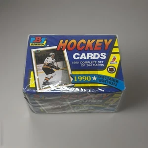 1990 Bowman NHL Hockey TRADING CARDS COMPLETE Set Premier Edition Sealed box - Picture 1 of 12