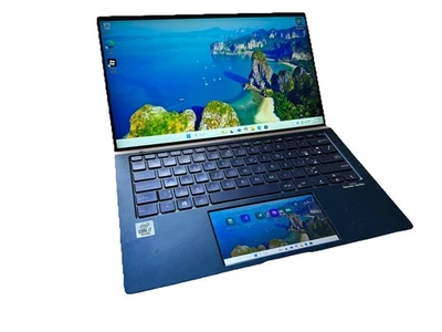 Asus 14” Zenbook UX434F TouchScreen with Screen Pad i7, 16GB RAM 256GB SSD Win11 - Image 1 of 4
