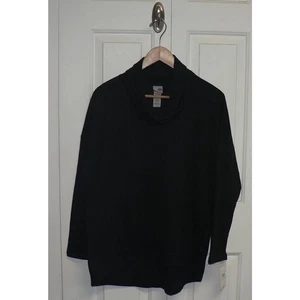 C9 by Champion Women's Loose Fit Long Sleeve Cowl Neck Pullover in Black XS - Picture 1 of 4