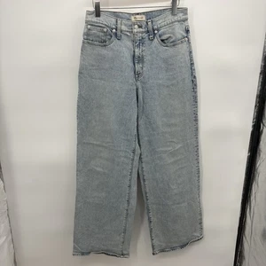 New MADEWELL Superwide-Leg Crop Jean Women's Size 29 Light Wash - Picture 1 of 8