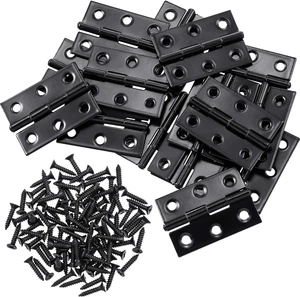Boao 16 Piezas Bisagras de Puerta Pequeñas Acero Inoxidable Bisagras a Culata Plegables Muebles para el Hogar - Imagen 1 de 12