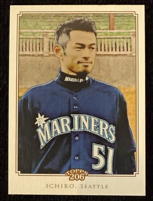 2010 Topps 206 #52 ⚾️ HOF Ichiro Suzuki ⚾️ Seattle Mariners 🎣 - Image 1 of 4