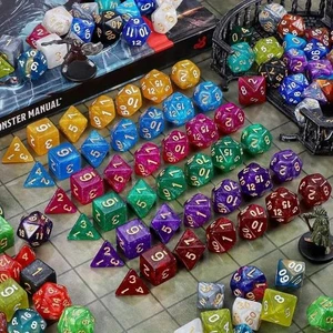 Tabletop Spiel Würfel 12mm 14mm 16mm Polyhedral Loyalty DND RPG MTG TTRPG - Bild 1 von 32