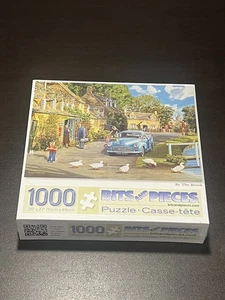 Bits and Pieces 1000 pc Jigsaw Puzzle By The Brook Summer Scene Sealed 43944 - Picture 1 of 6