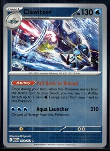 Clawitzer 038/132 Pokemon ME01: Mega Evolution Reverse Holo - Imagen 1 de 2