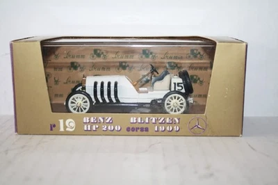 BRUMM r19 1909 BENZ BLITZEN #15 CAR DIECAST-1/43-NICE-BOX-WHITE - Image 1 of 4