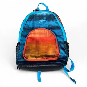 Blue And Orange Speedo Super Sonic School Backpack - Picture 1 of 6