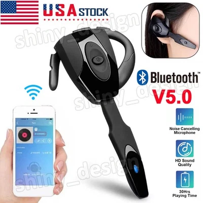 Fone de Ouvido Trucker Bluetooth Sem Fio Microfone Duplo Cancelamento de Ruído Fone de Ouvido - Imagem 1 de 4