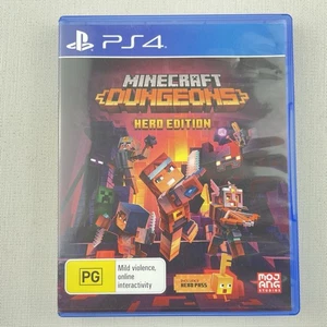 Minecraft: Dungeons Hero Edition Sony Playstation 4 PS4 VGC - Picture 1 of 11