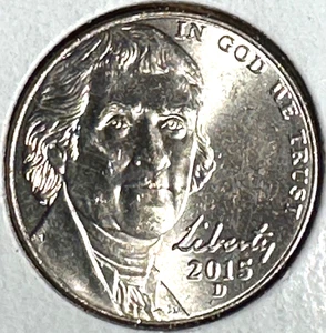 D Jefferson Nickel 2015 - Imagen 1 de 4