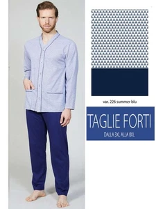 Herren Pyjama CALIBRATO offen Baumwolle Bip Bip 3750 - Bild 1 von 1