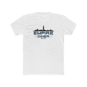 Camiseta Empire Diner New York City 24/7 para hombre, algodón Crew retro vintage restaurante - Imagen 1 de 11