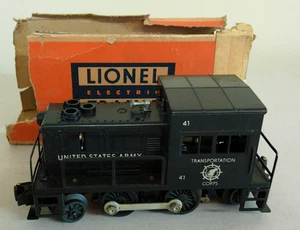 Lionel Trains #41 United States Army O Scale Switcher Engine Nice - Picture 1 of 6
