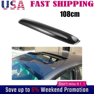 42.5'' Universal Sun/moon Roof Sunroof Visor Shade Rain/wind Guard Deflector ∫ - Picture 1 of 14