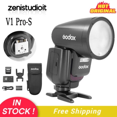 Flash Speedlite para cámara Godox versión mejorada V1Pro-S 2.4G TTL HSS para Sony EE. UU. Foto 1 de 4