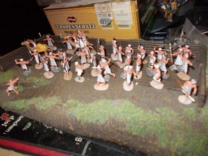 1:72 Figuren bemalt 42 x frühe arabische Krieger, Modellbau, sammeln, selten - Bild 1 von 2