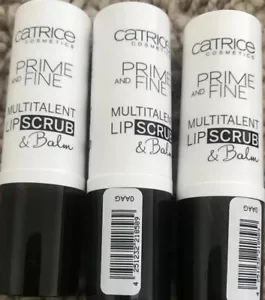 Pk Of 3 Ulta Catrice Cosmetics Lip Scrub & Balm .14oz Lip Treatment Soft Smooth - Picture 1 of 4