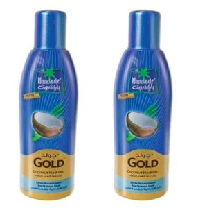 2 x 200ml Parachute Gold Extra Moisturizing Coconut Hair Oil Dry Damage Hair - Picture 1 of 3