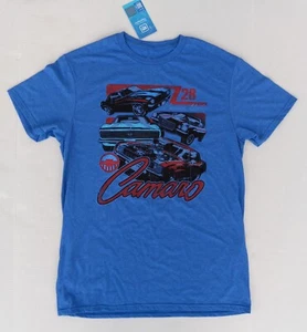 CHEVROLET CAMARO Z28 Official GM Blue T-Shirt Size Medium - Picture 1 of 4