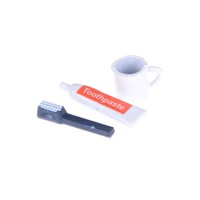 Miniature Toothbrush Set For 1 12 Scale Dollhouse Bathroom Accessories Jbyam Ebay