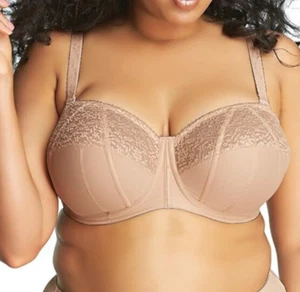 NWT GODDESS Adelaide Underwire Strapless Bra Nude Beige GD6663SAD size 32I - Picture 1 of 5