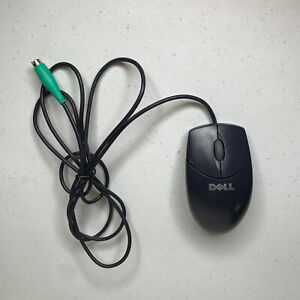 Dell MO71KC Black PS/2 Wired 5V 25mA 2-Buttons Trackball Standard Computer Mouse