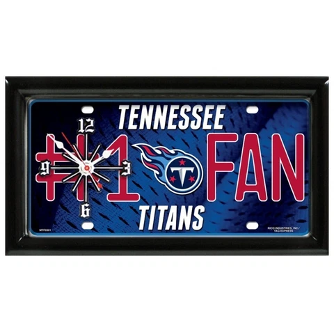 NFL Clock - Tennessee Titans Cover