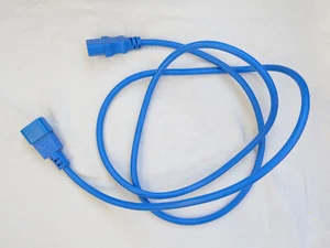 XUAN HUA SZ3 E257089 6FT BLUE Power Adapter Cord Extender/ Daisy Chain - Picture 1 of 6