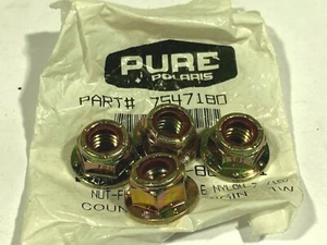 QTY 4 New OEM Polaris Flange Nut 7547180 - Bild 1 von 1