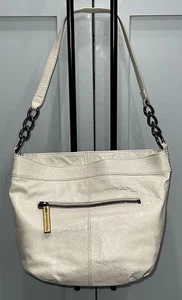 Hobo International Patent Leather handbag EUC Ivory - Picture 1 of 23