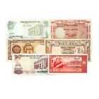 6 different South Vietnam paper money 1960's-70's circ.