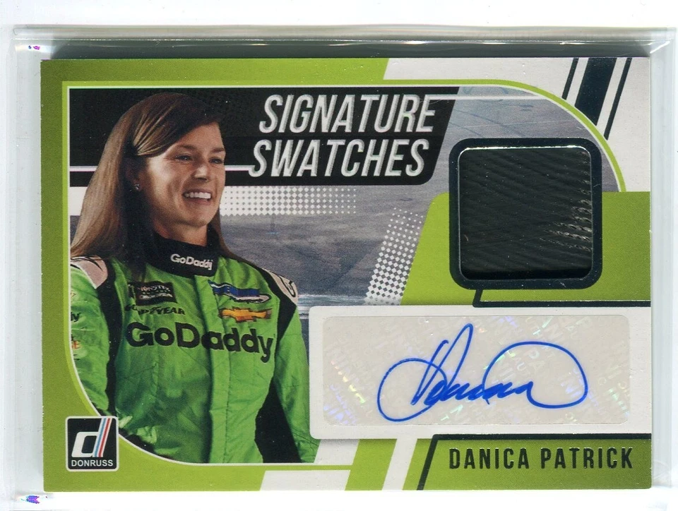 2019 Panini Donruss Racing Danica Patrick Signature Swatches autograph auto - Image 1 of 1
