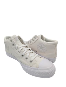 Converse CTAS Malden Street Mid Top Shoe Men Size 11 Vintage White Sneakers NEW - Picture 1 of 8