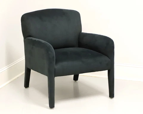 CLASSIC GALLERY Contemporary Beau Green Velvet Club Chair Cover